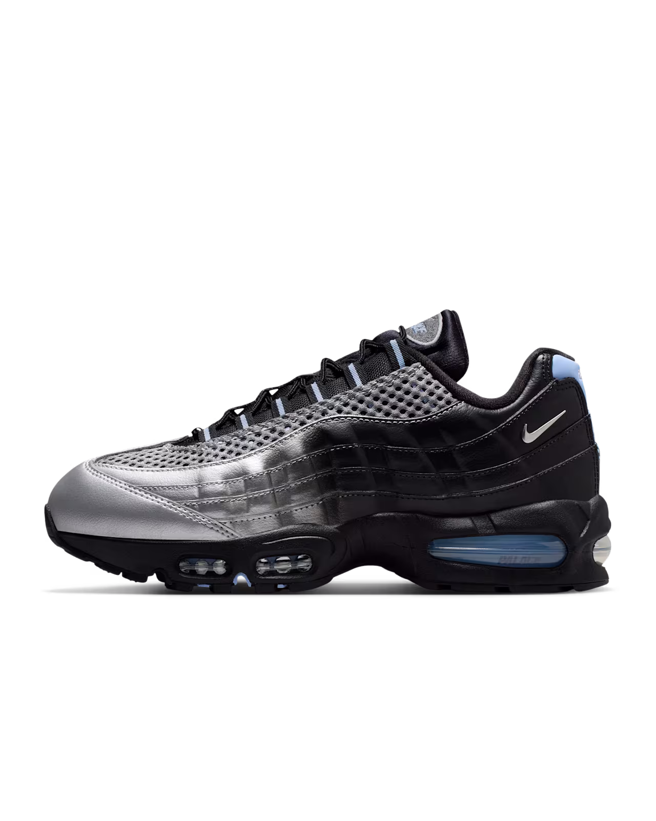 Palace x Nike Air Max 95 Big Bubble ‘Metallic Silver’