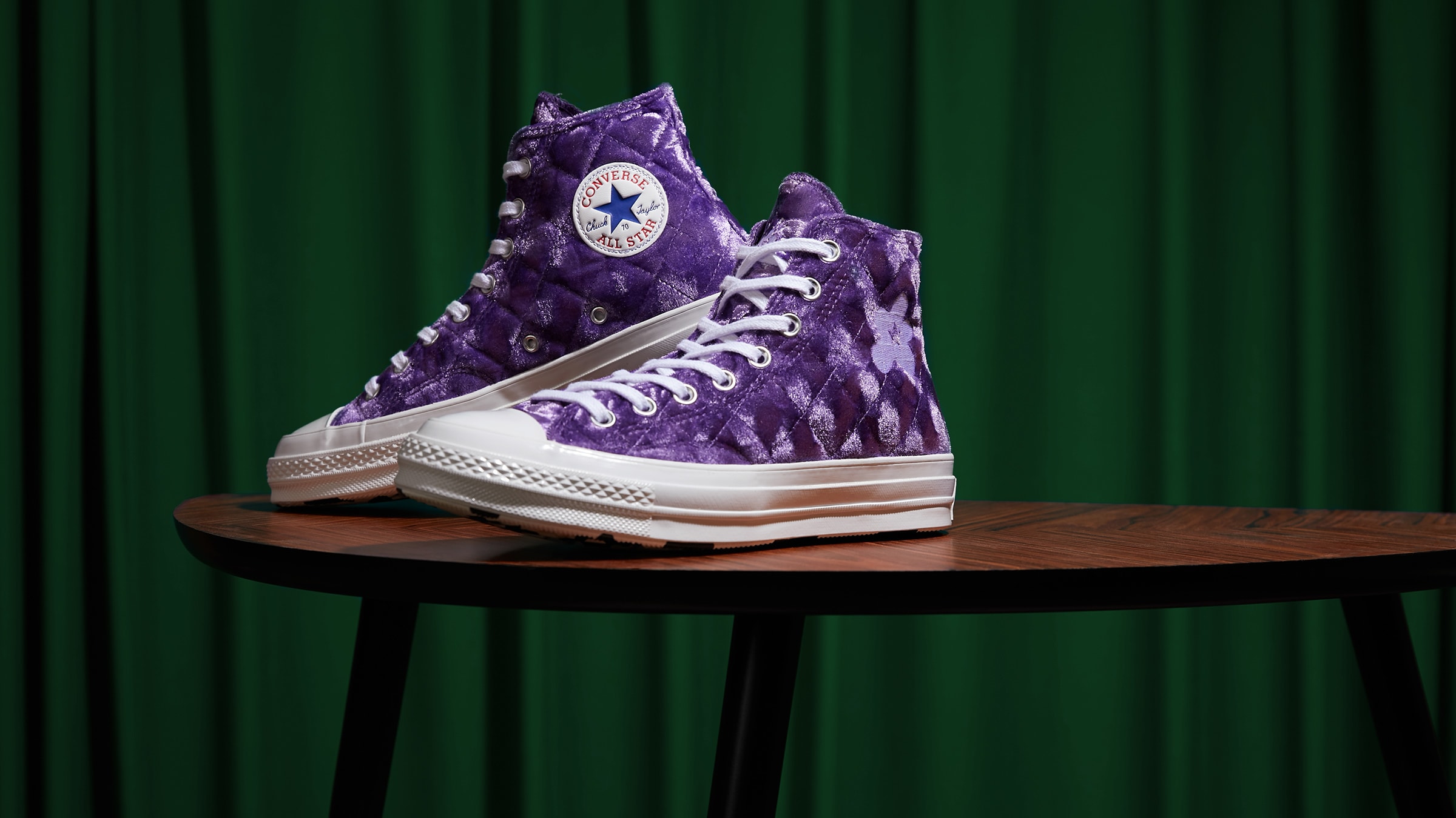 converse golf le fleur velvet purple