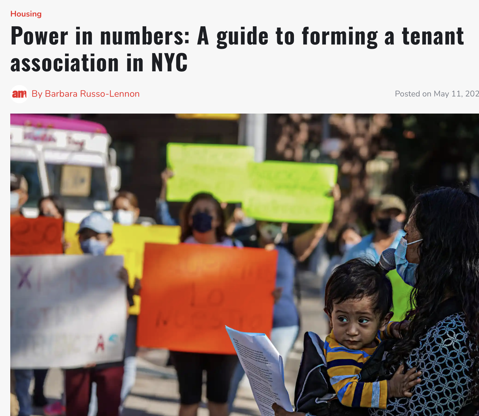 <p class=""><strong>Power in numbers: A guide to forming a tenant association in NYC</strong></p><p class=""><em>11 May 2026</em></p>