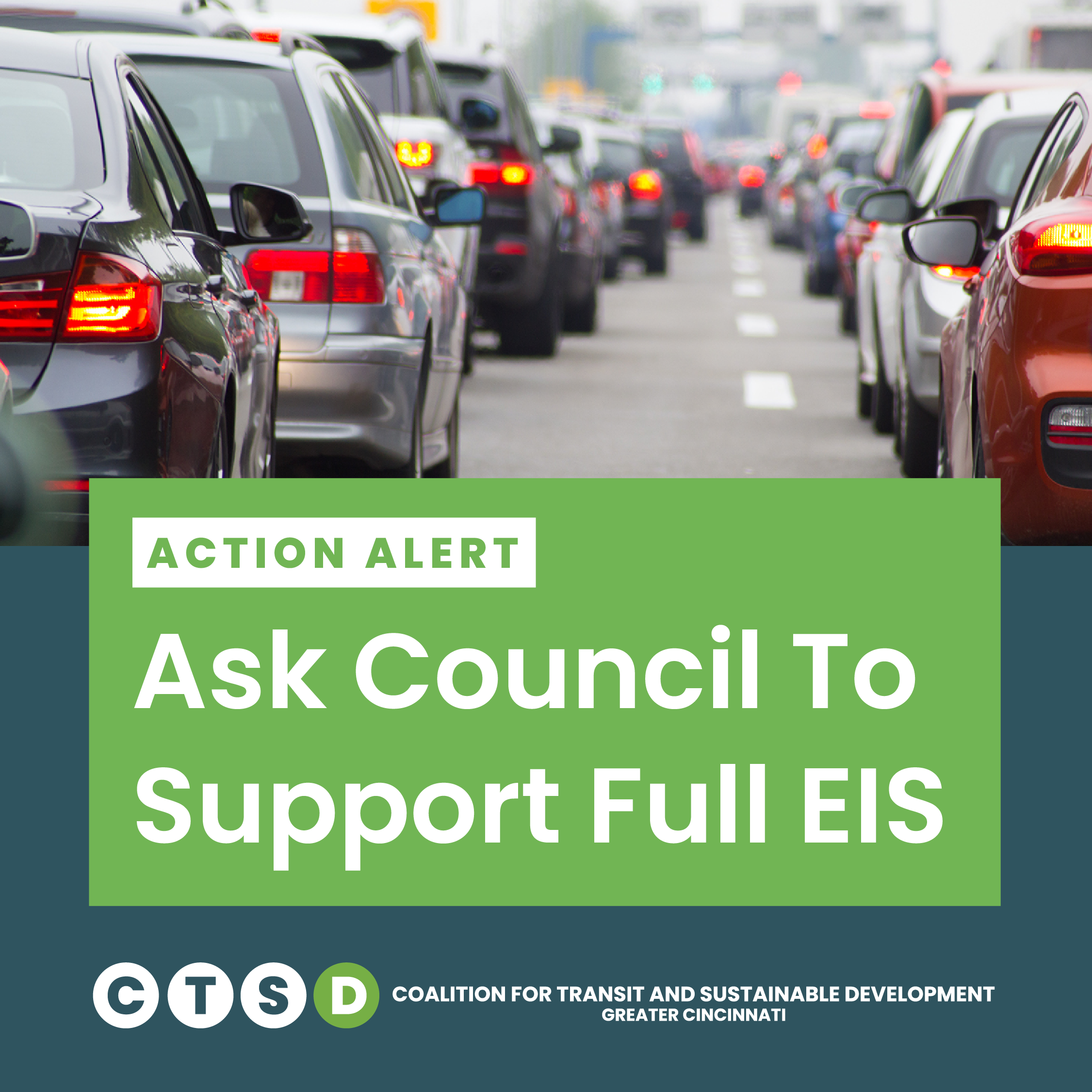 Action Alert: Ask Council to Support Full Environmental Impact Statement (EIS) for Brent Spence Project