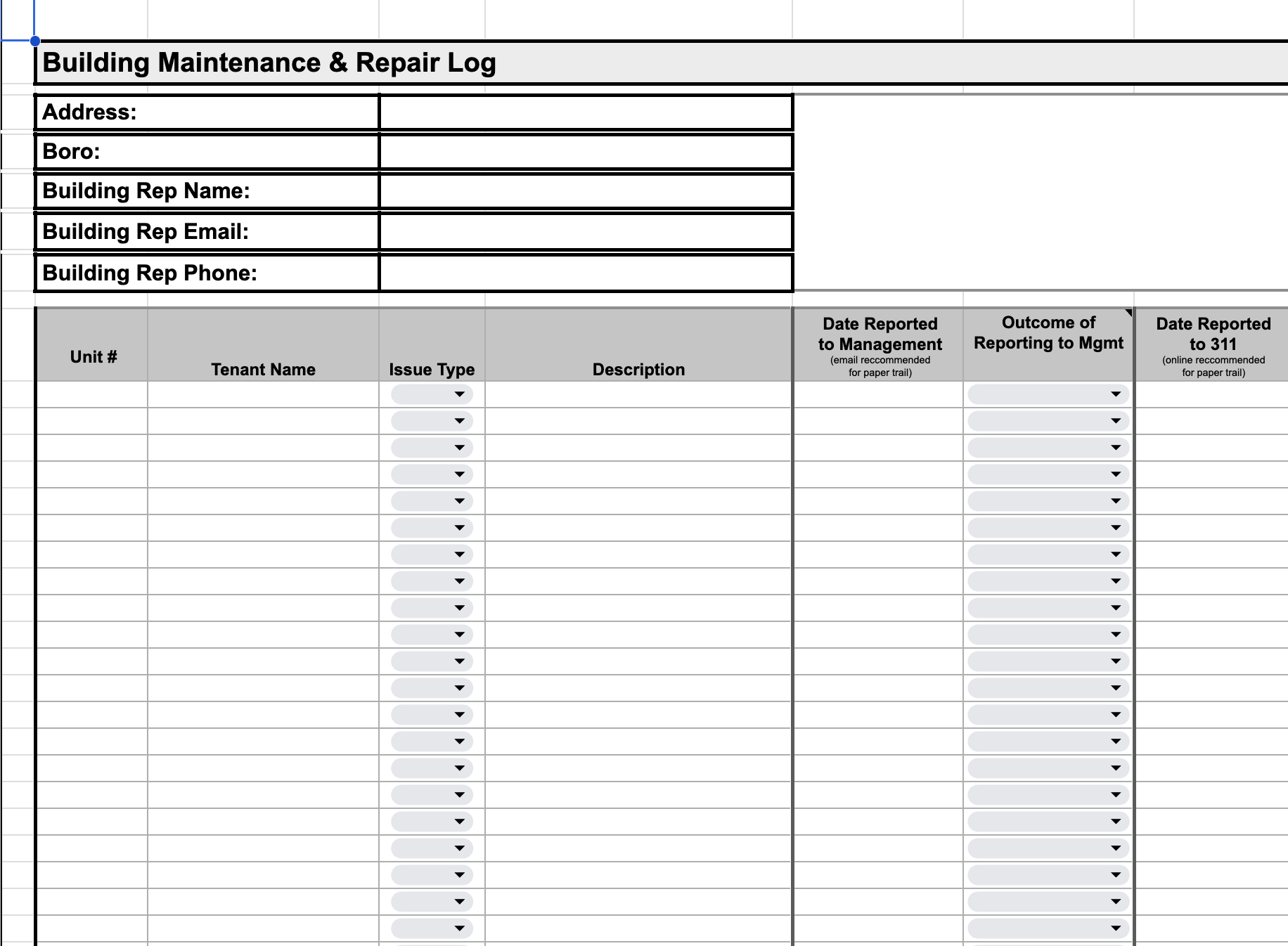 <p class=""><span style="color: var(--bg3)">Building Issues Tracker</span></p>