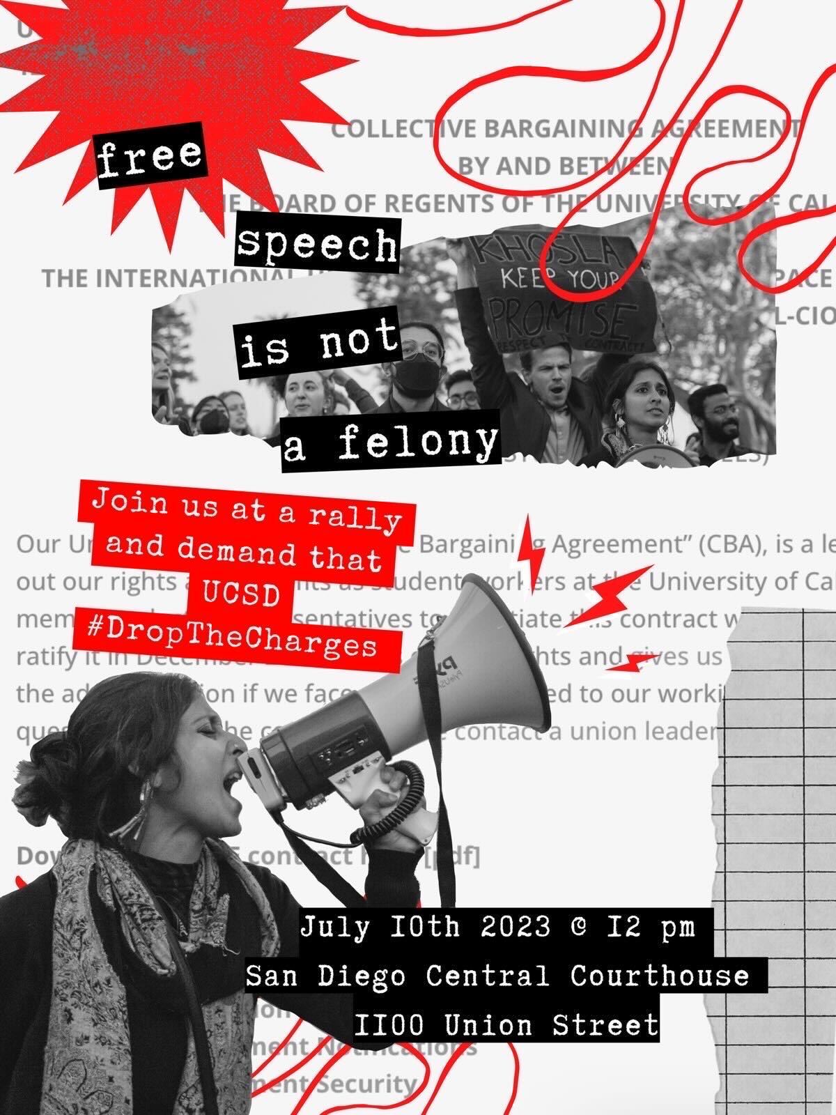 Drop the Charges, UCSD!