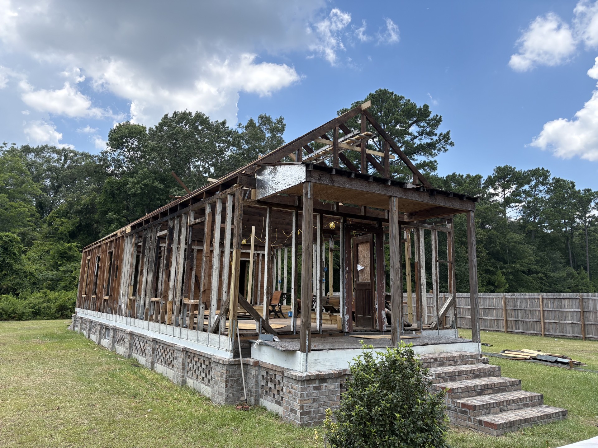 during construction