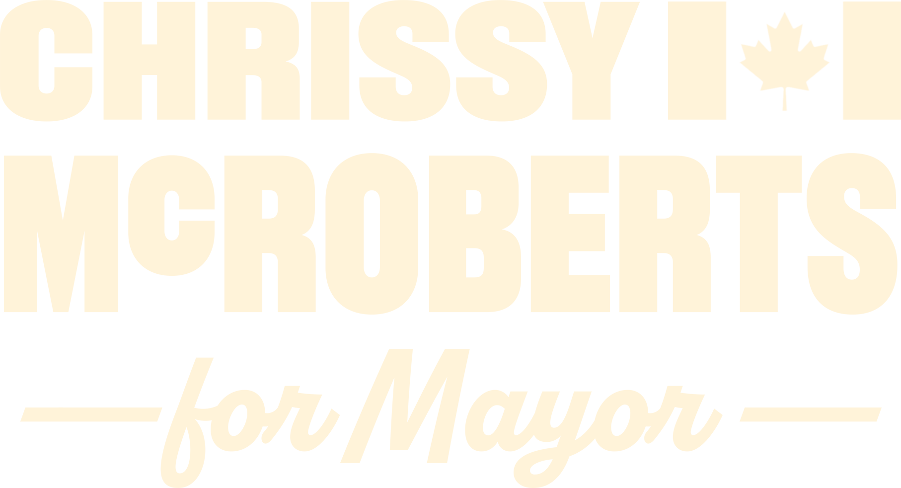 Chrissy McRoberts for Mayor