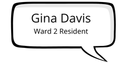 Gina David, Ward 2 Resident