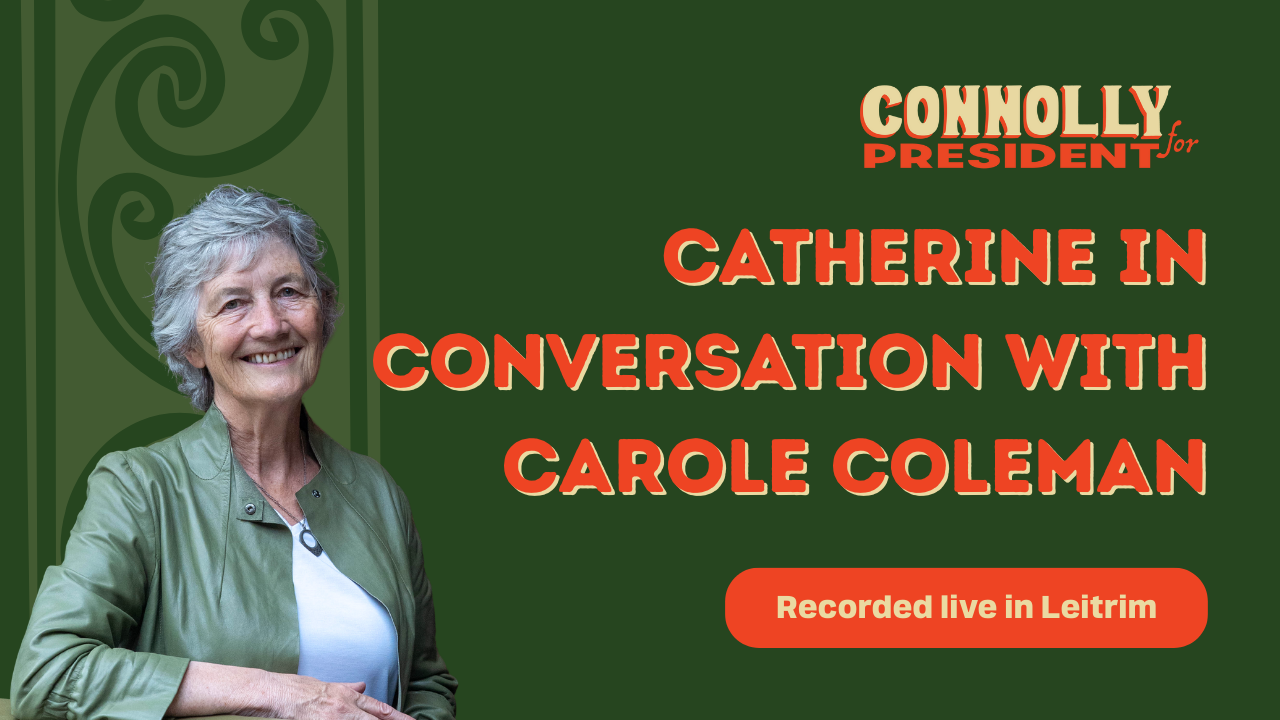 <h4>Catherine in Conversation With Carole Coleman</h4>