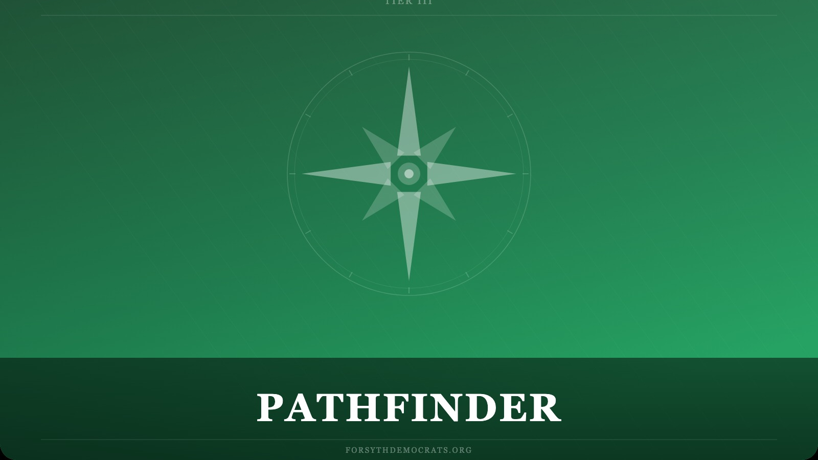 <p class=""><strong>Pathfinder</strong></p><p class=""><em>Cutting through. Opening new ground.</em></p><p class=""></p><p class=""><strong>$25 </strong>per month</p><p class="">$250/yr if paid annually</p>