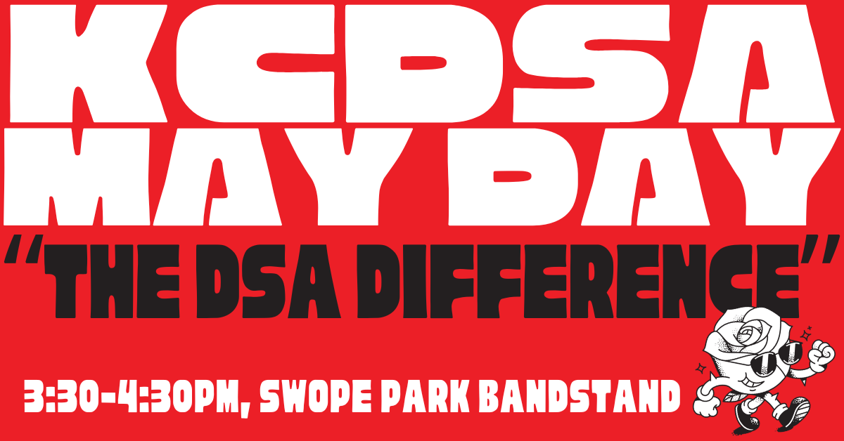 <p class="">"The DSA Difference" teach-in, 3:30-4:30pm, Swope Park Bandstand</p>