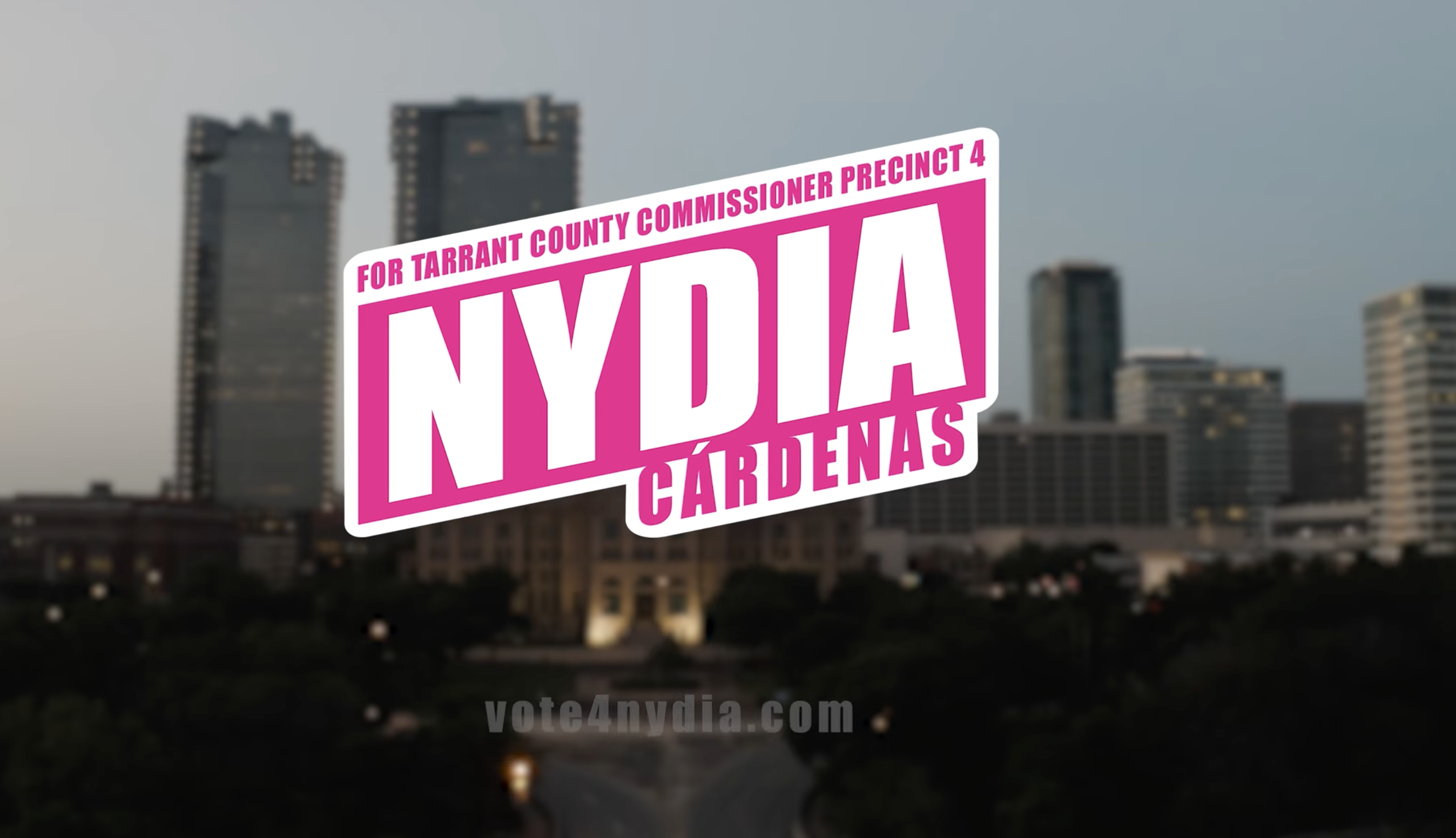 <h2><span style="color: var(--bg0)"><strong><em>VEA EN ESPAÑOL: </em>Nydia para comisionada del condado de Tarrant, precinto 4</strong></span></h2>