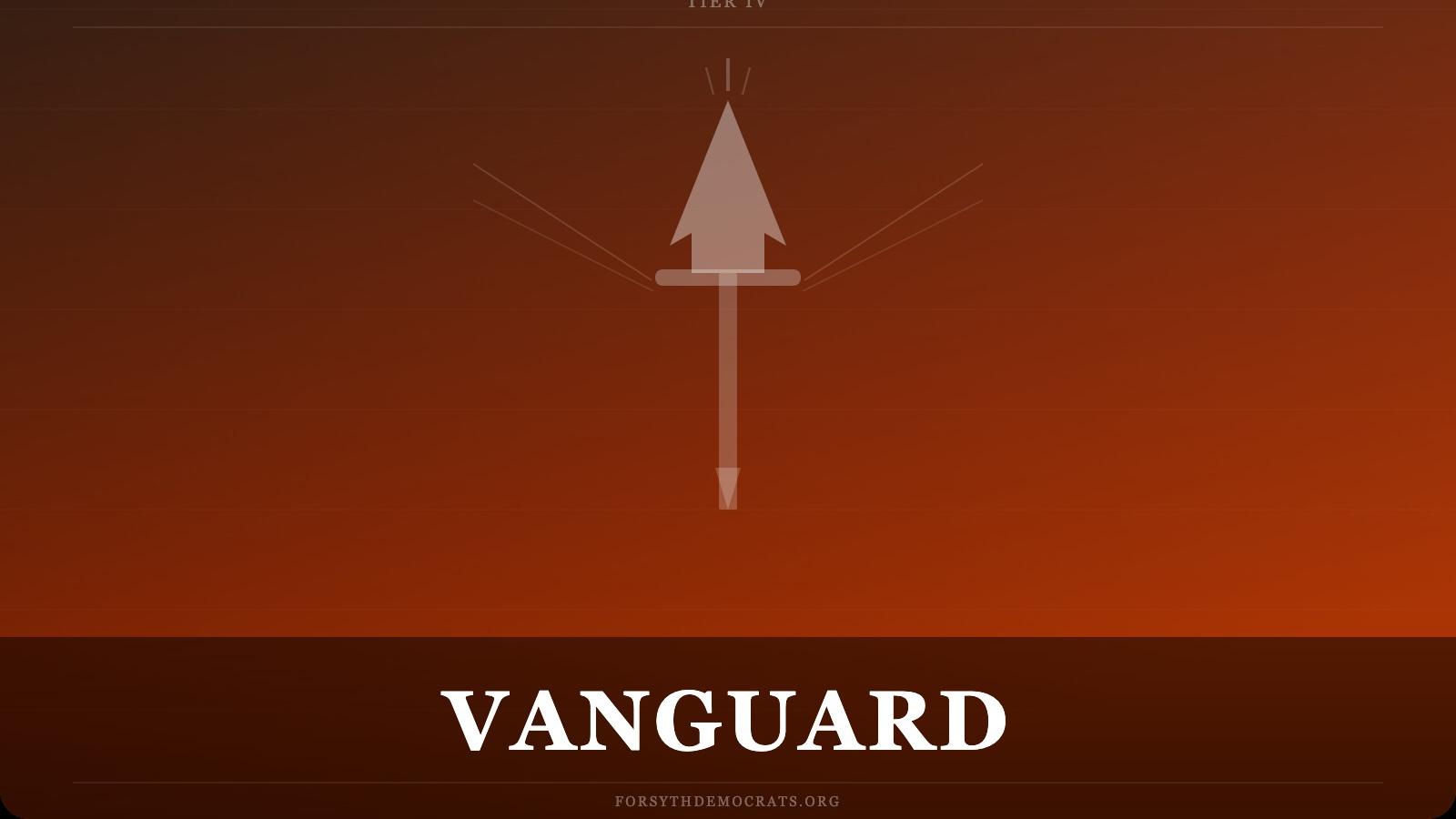 <p class=""><strong>Vanguard</strong></p><p class=""><em>At the tip of the spear. All in.</em></p><p class=""></p><p class=""><strong>$50 </strong>per month</p><p class="">$500/yr if paid annually</p>