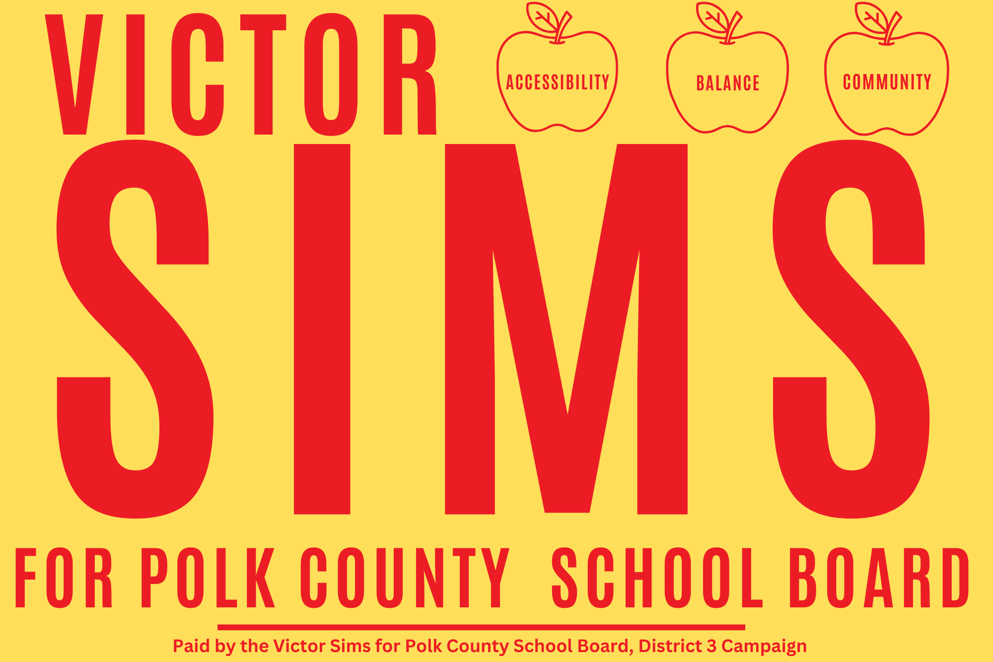 CAND - Victor Sims for Polk County School Board, District 3