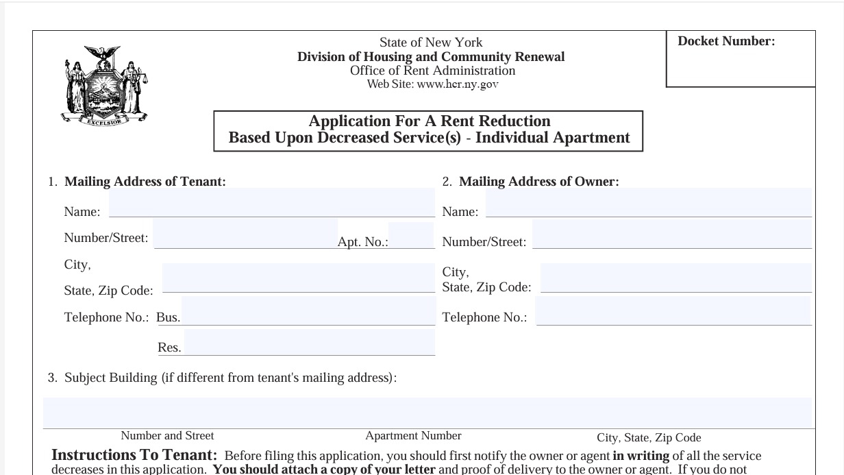 <p class=""><span style="color: var(--bg3)">DHCR Rent Reduction<br>(Individual Unit Issues)</span></p>