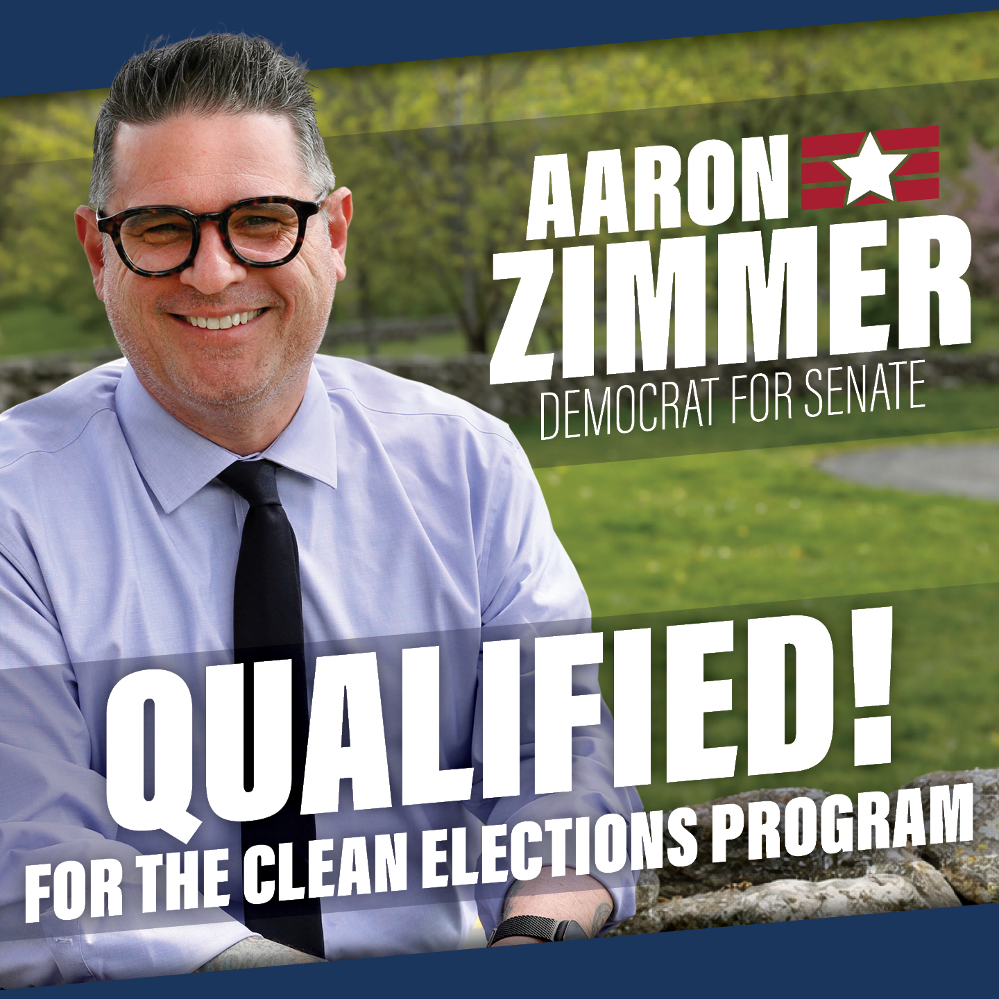 Aaron Zimmer Qualifies for Clean Election Funding