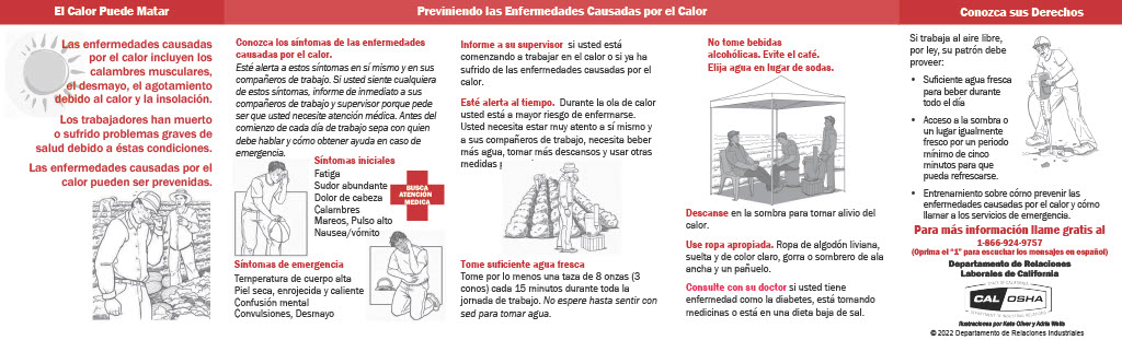 <p class="">Heat Safety Pocket Guide- Bilingual</p>