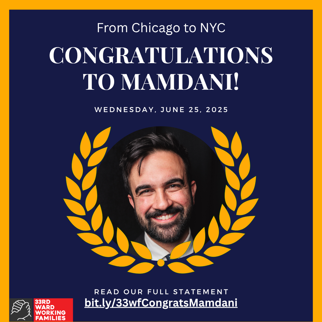 Chicago to NYC: Congratulations Mamdani!