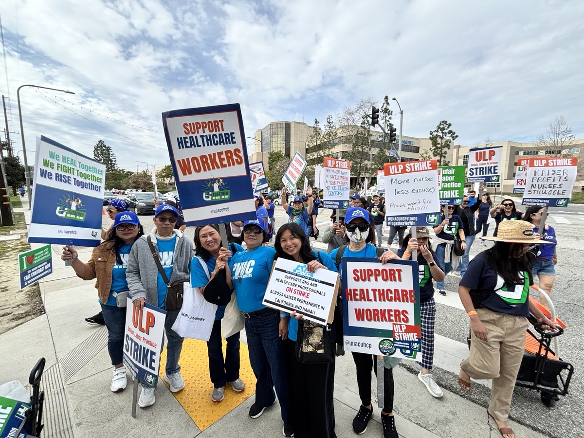 PWC Stands in Solidarity with Kaiser Permanente Healthcare Workers During Labor Strike