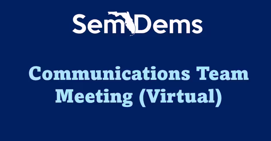Communications Meeting