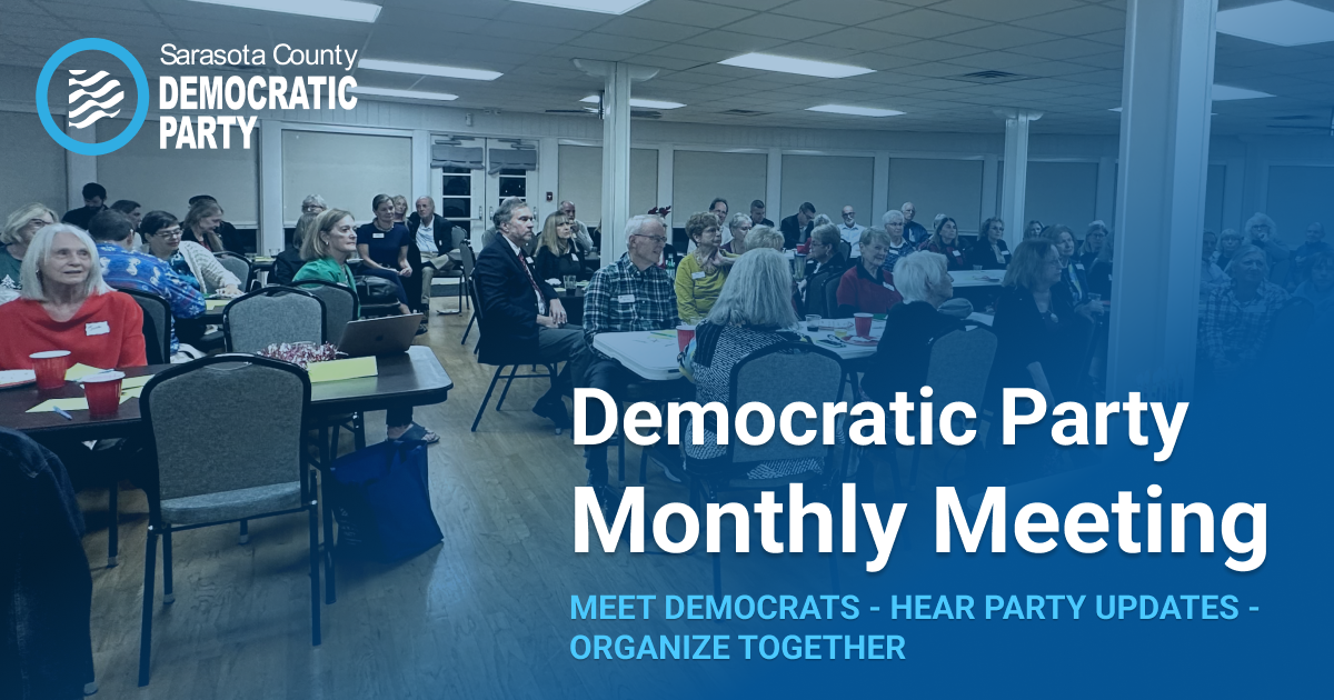 SARASOTA COUNTY DEMOCRATIC PARTY DEC MEETING