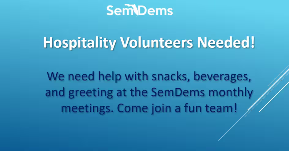 Setup for General Meeting