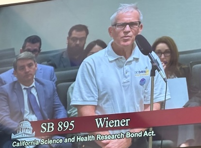 Prof. Richard Scaletter speaks in support of SB 895.