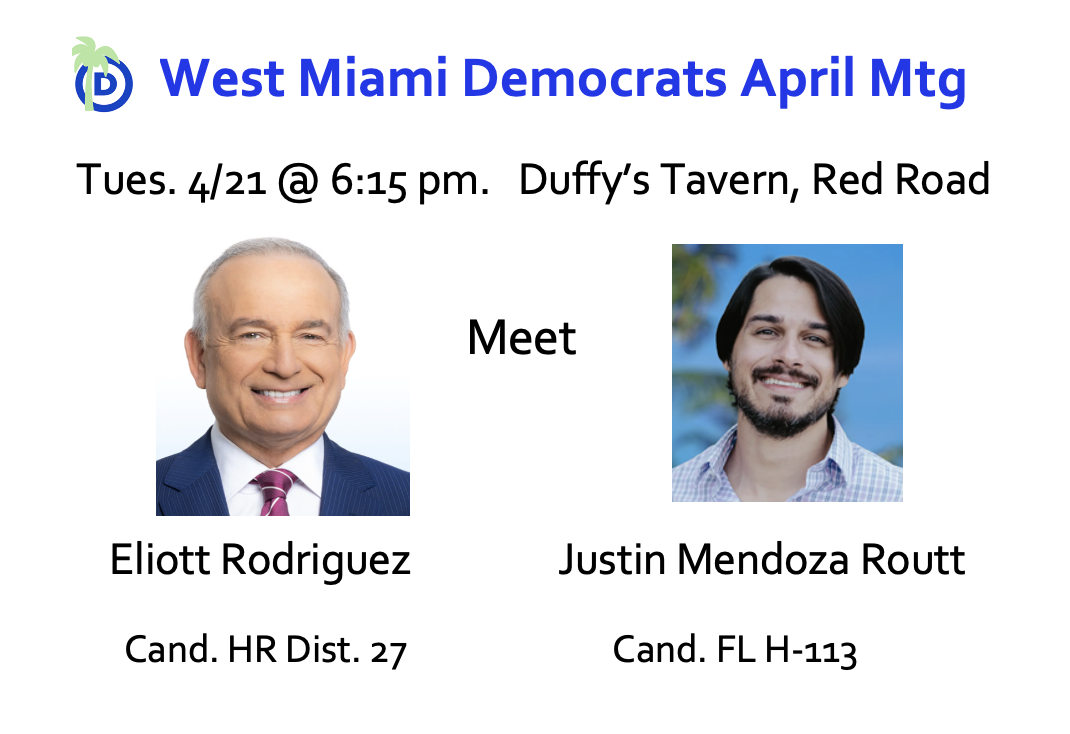 West Miami Dems April Meeting 