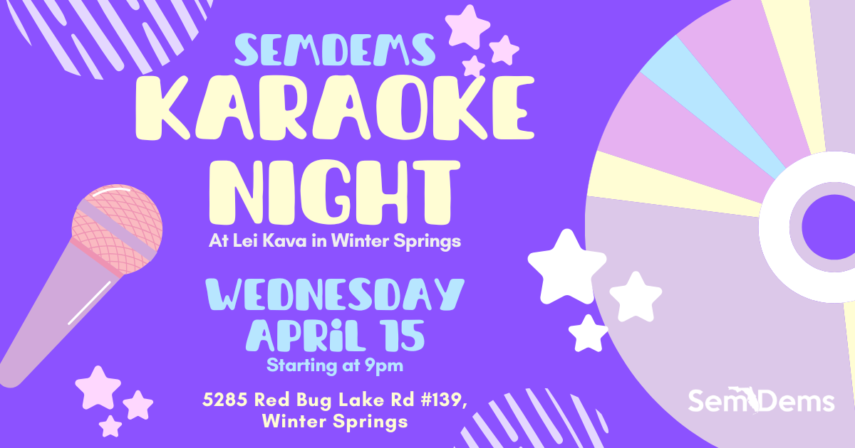 SemDems Karaoke Night