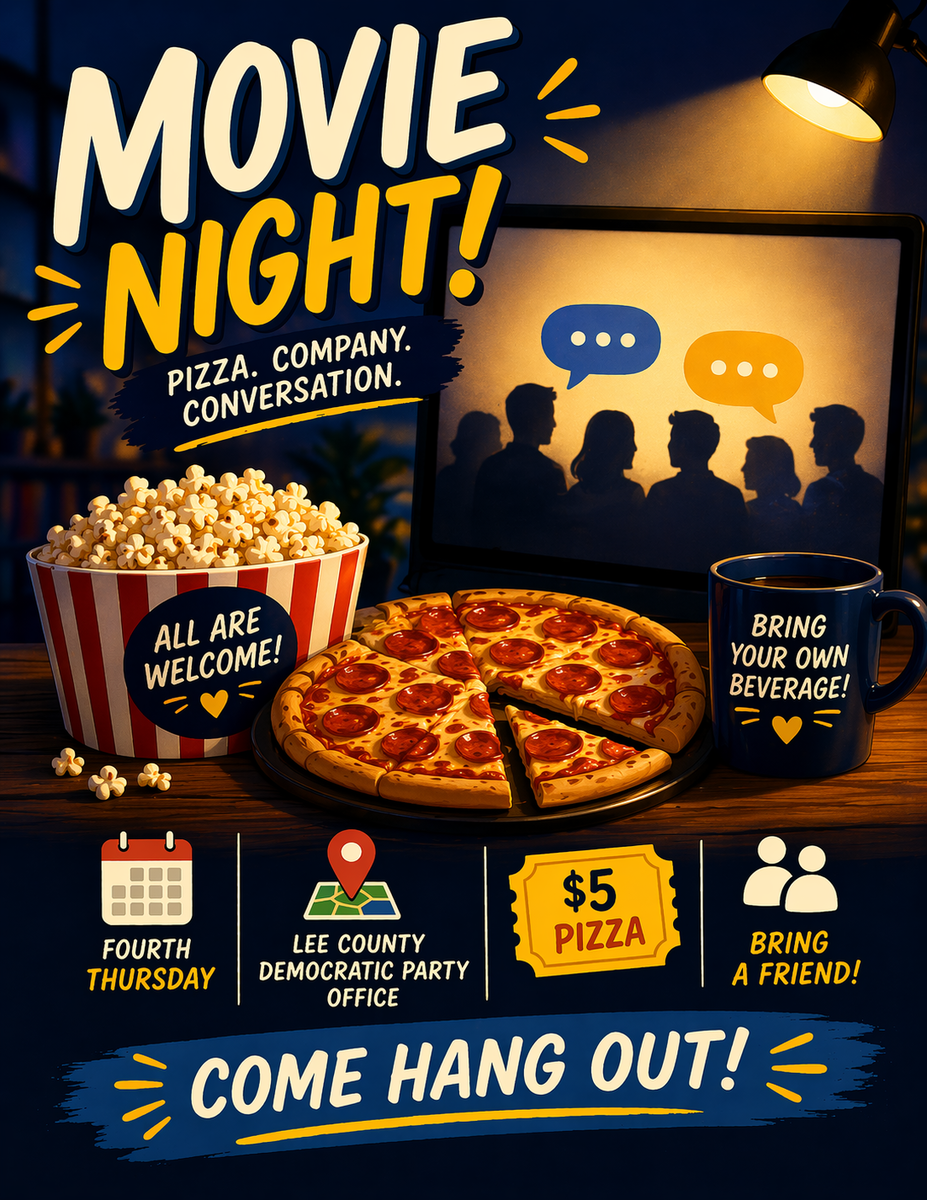 North Lee County Dems Movie Night
