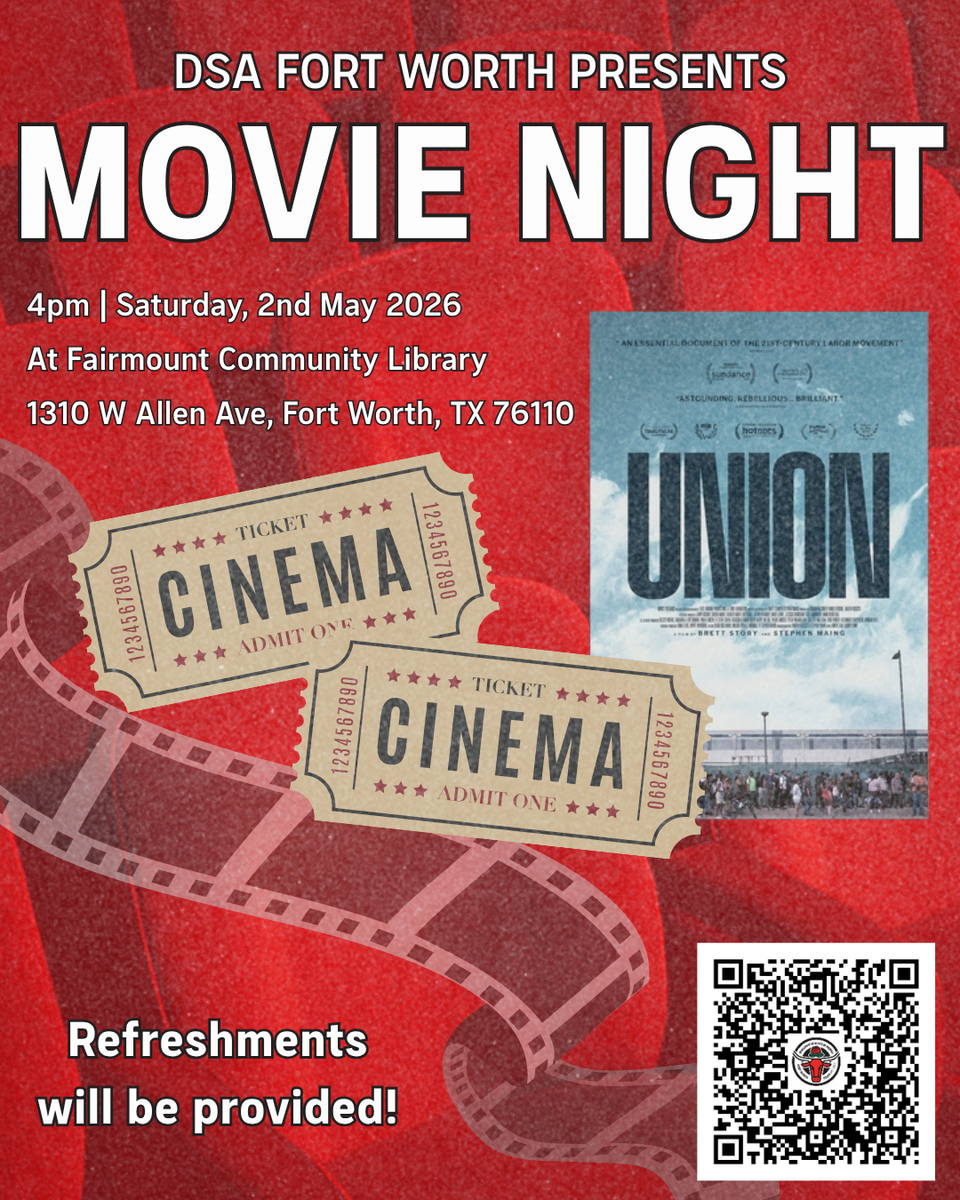 DSA Fort Worth Screens ‘UNION' - Movie Night!