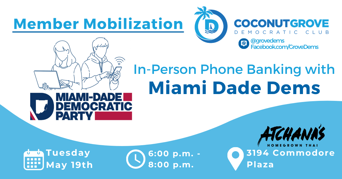 Grove Dems May 19th Member Mobilization