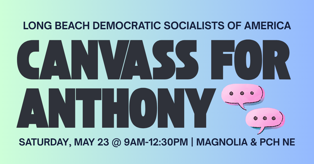 Canvass for Anthony!