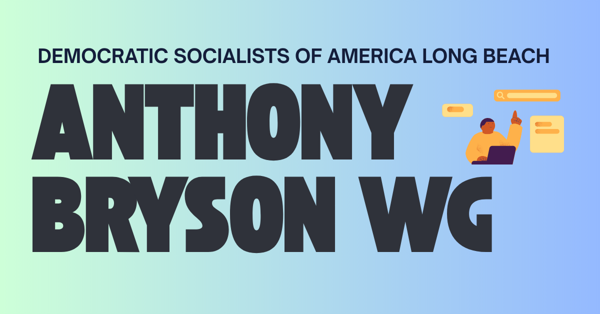 Anthony Bryson for CD1 Working Group