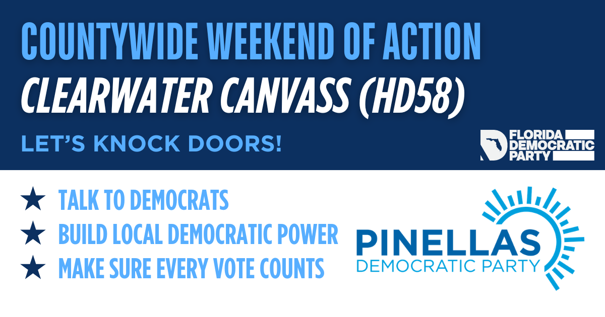 CLEARWATER Canvass HD58 Weekend of Action
