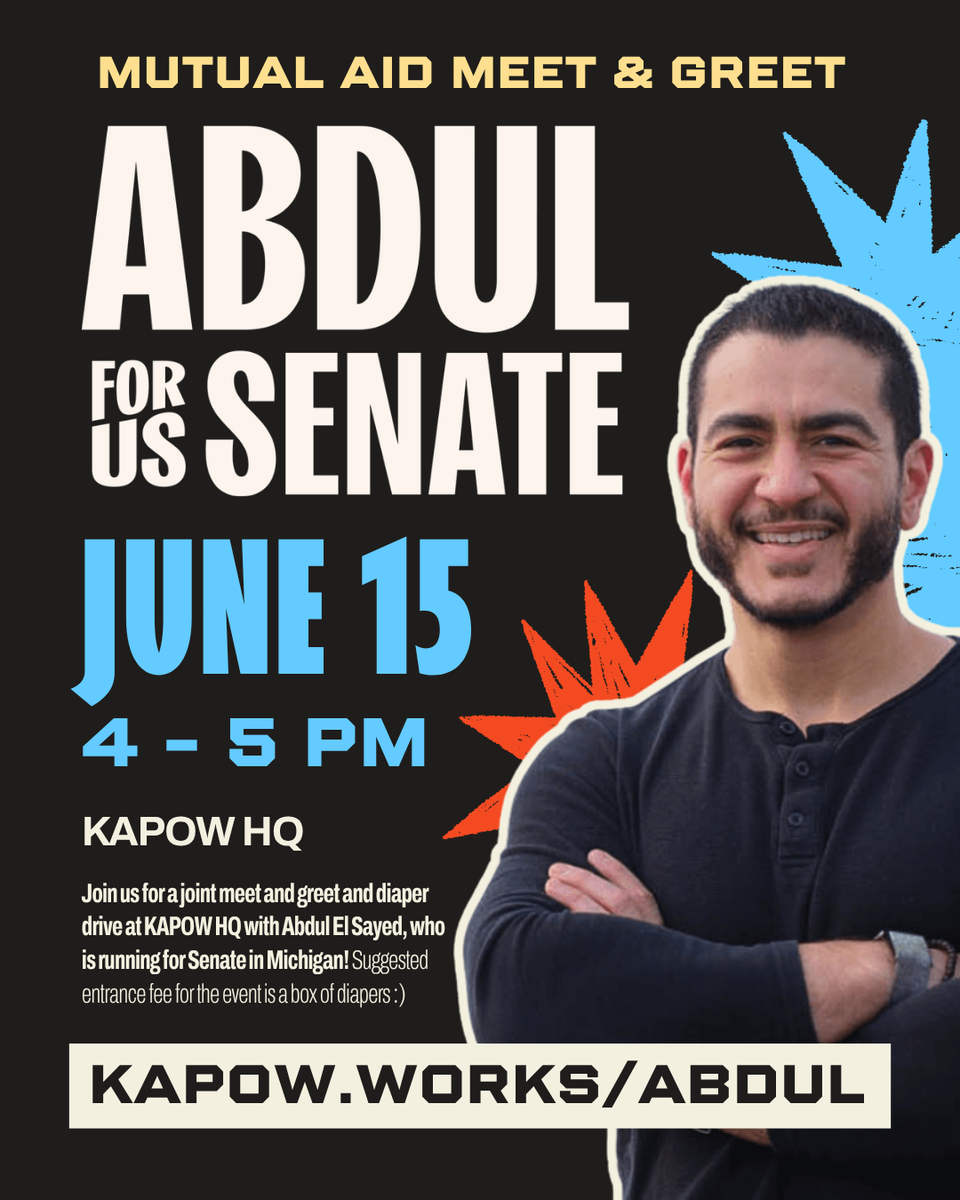 Abdul El Sayed Meet & Greet and Diaper Drive