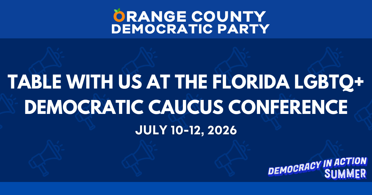 Florida LGBTQ+ Democratic Caucus Conference Tabling