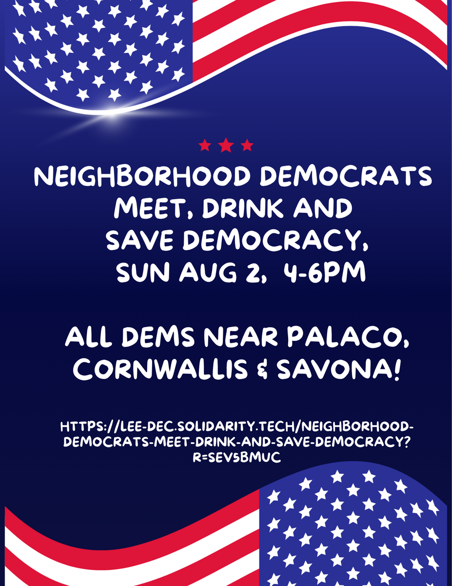 Neighborhood Democrats Meet, Drink and Save Democracy