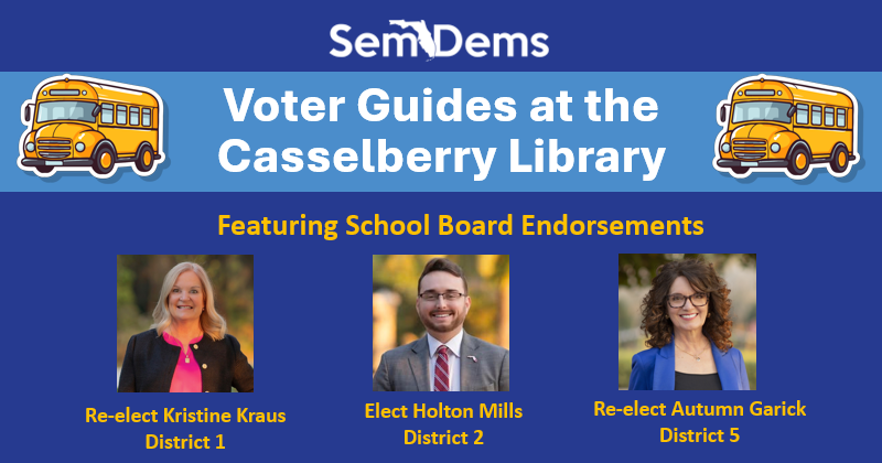 Voter Guides at Casselberry Library
