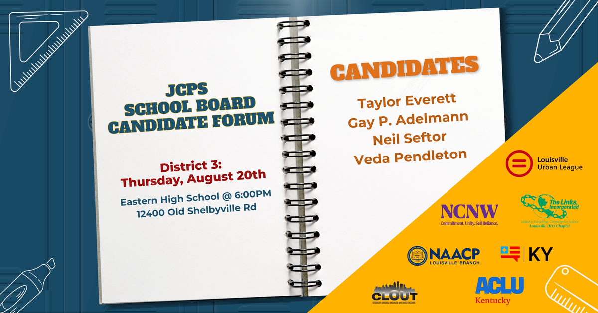 JCPS District 3 School Board Candidate Forum