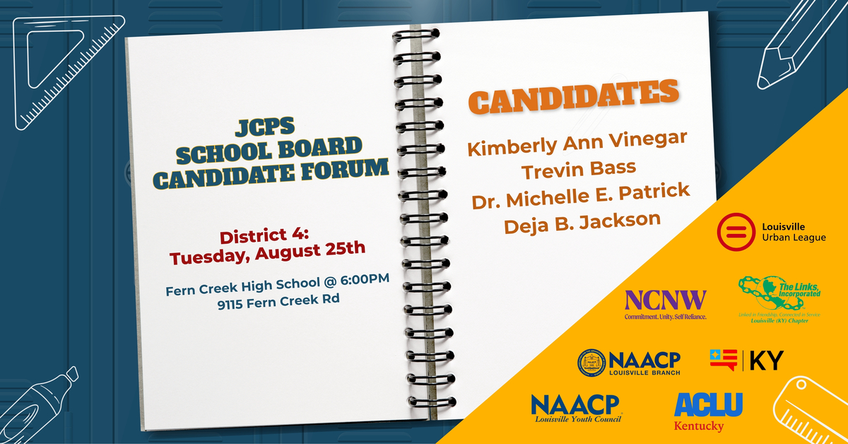 JCPS District 4 School Board Candidate Forum