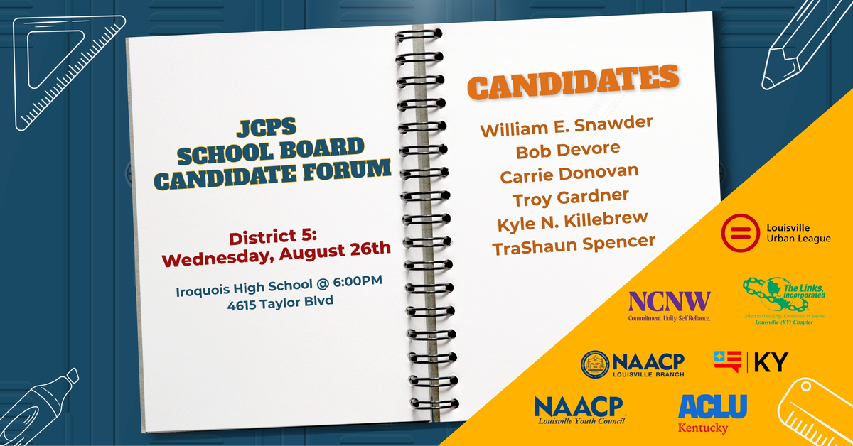 JCPS District 5 School Board Candidate Forum