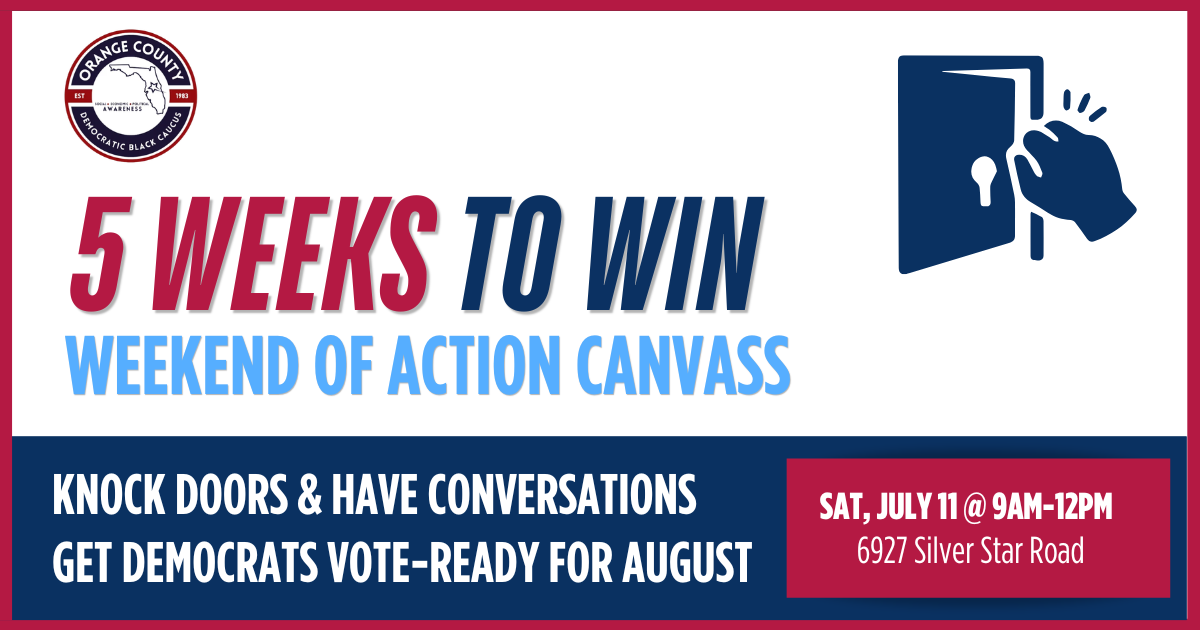 WOA Canvass: OC Democratic Black Caucus 
