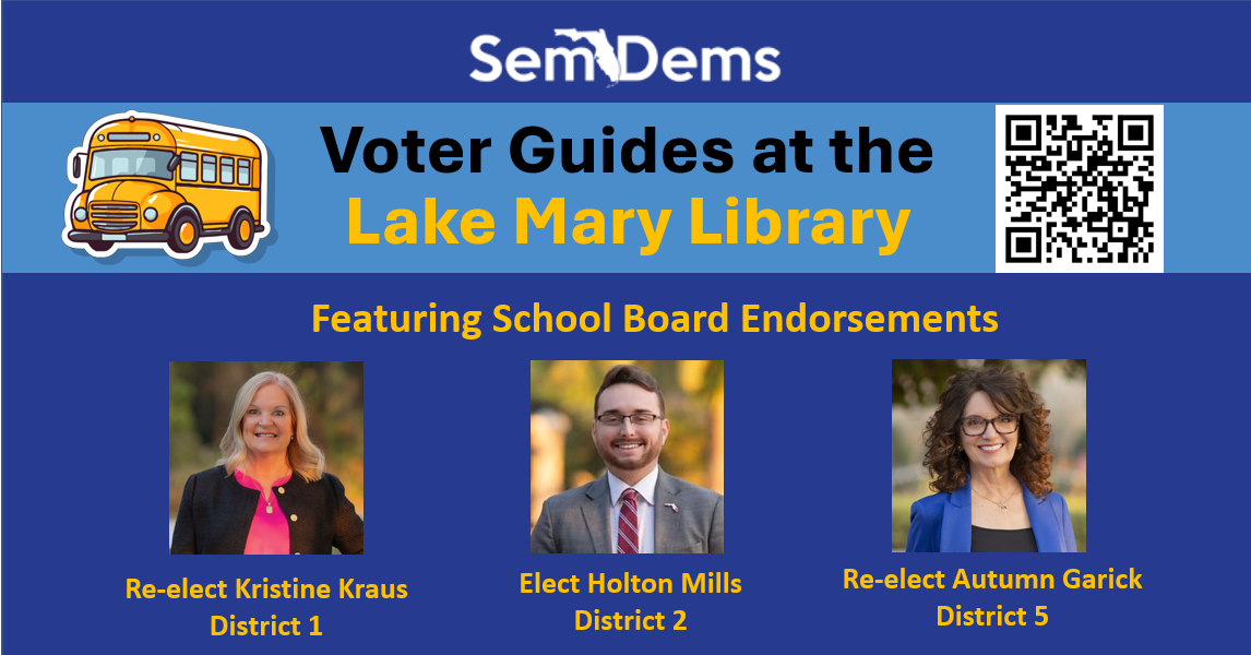 Voter Guides at Lake Mary Library