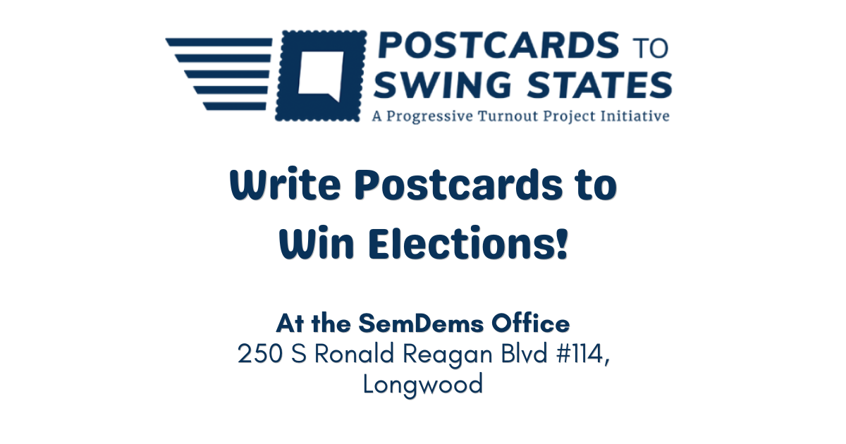 Write Postcards to Win Elections!