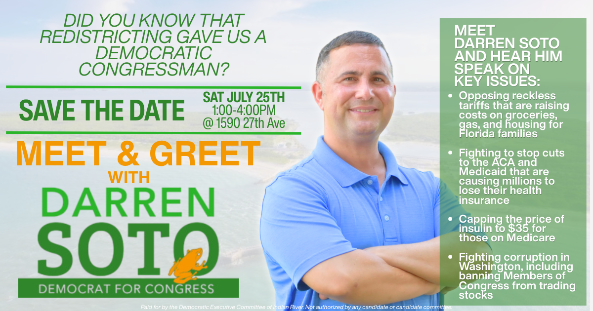 Darren Soto Town Hall: July 25th