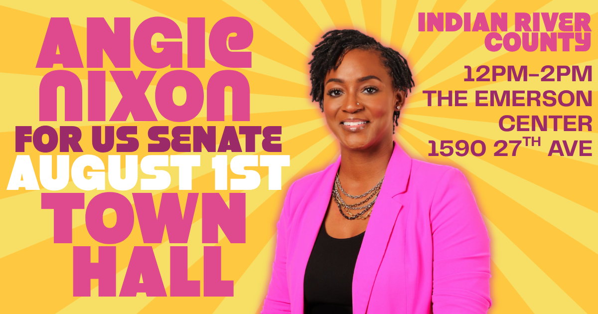 Angie Nixon US Senate Town Hall