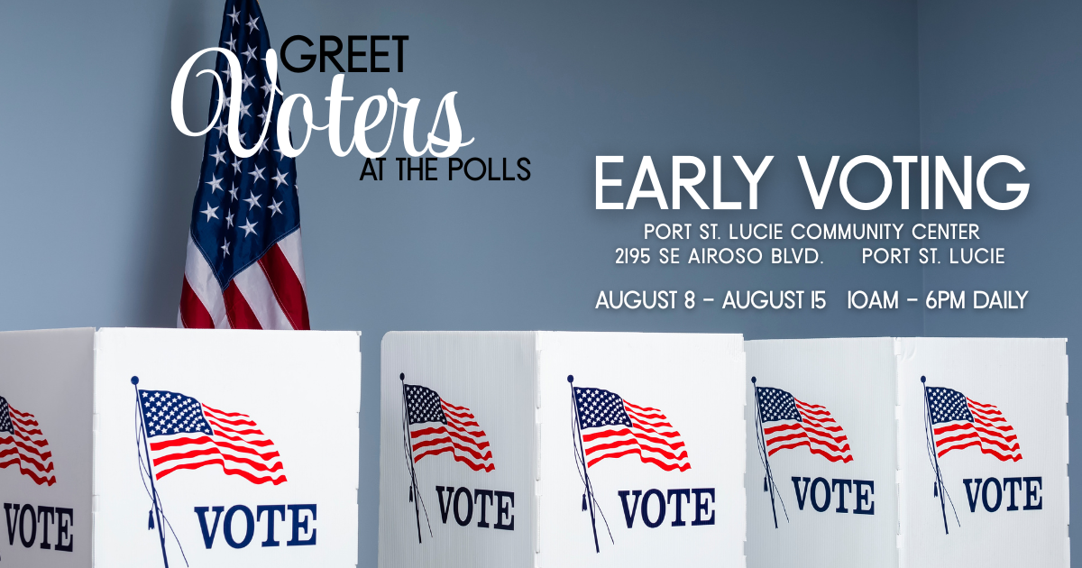 Early Voting Poll Greeters - Port St. Lucie Community Center