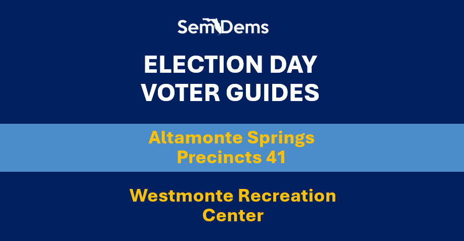 E-Day Voter Guides - Altamonte (P41)