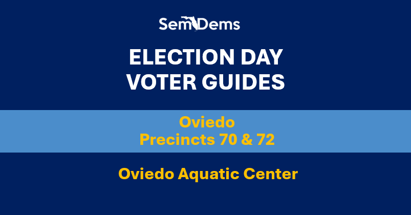 E-Day Voter Guides - Oviedo (P70/72)