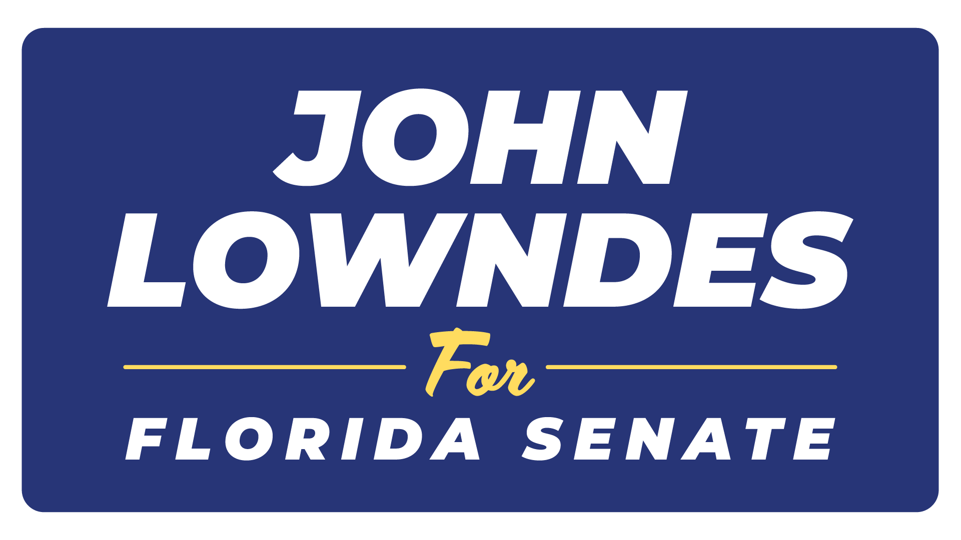 CAND - John Lowndes for State Senate