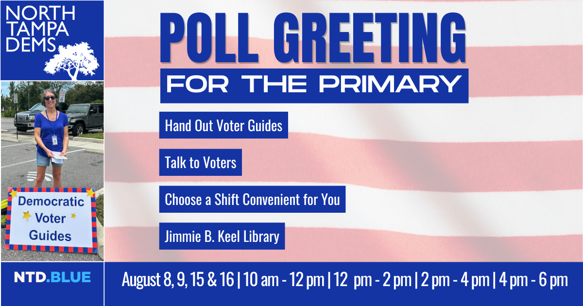 Poll Greeting at the Primary