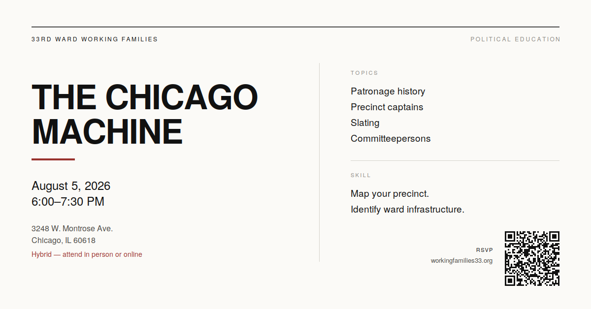 Political Education: The Chicago Machine